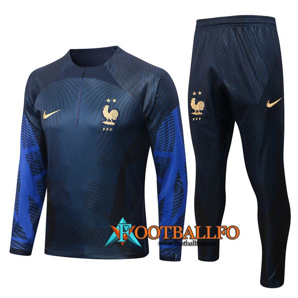 Chandal Equipos De Futbol Francia Pattern Azul marino 2022/2023