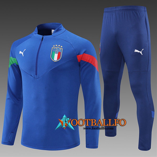 Chandal Equipos De Futbol Italia Ninos Azul 2022/2023