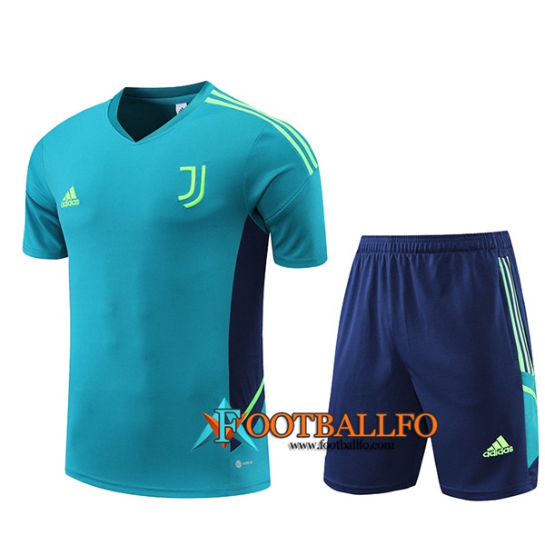 Camiseta Entrenamiento + Cortos Juventus Verde 2022/2023