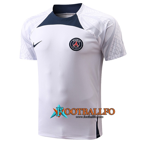 Camiseta Entrenamiento PSG Negro/Blanco 2022/2023