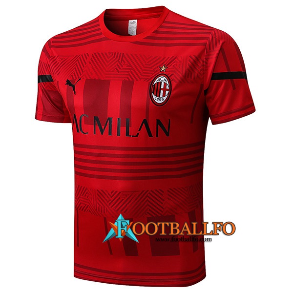 Camiseta Entrenamiento AC Milan Rojo 2022/2023