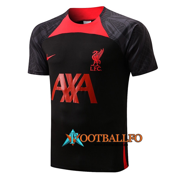 Camiseta Entrenamiento FC Liverpool Rojo/Negro 2022/2023