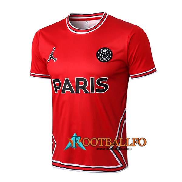 Camiseta Entrenamiento Jordan PSG Rojo 2022/2023