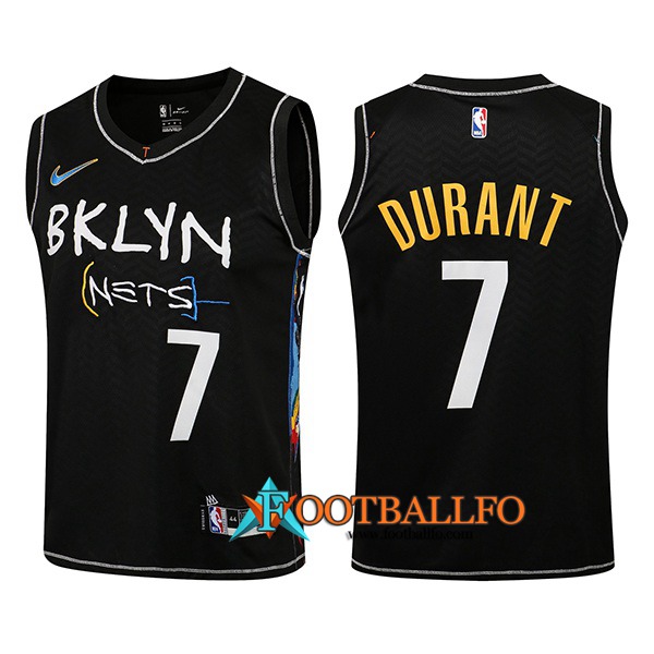 Camisetas Brooklyn Nets (DURANT #7) Negro