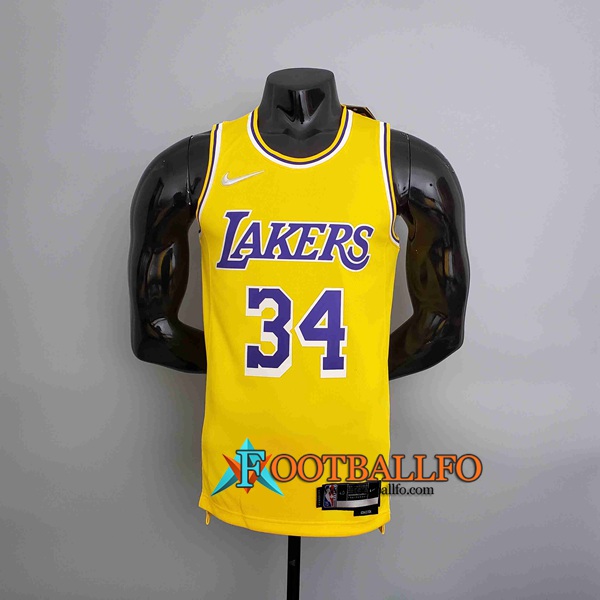 Camisetas Los Angeles Lakers (O'NEAL #34) Amarillo