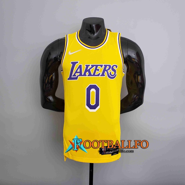 Camisetas Los Angeles Lakers (WESTBROOK #0) Amarillo