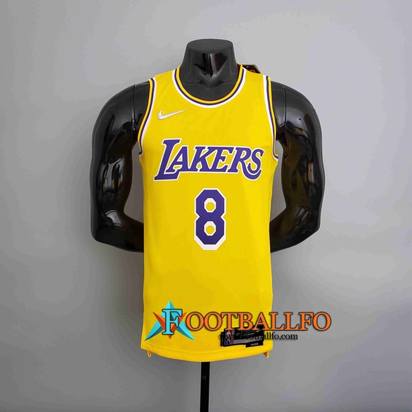 Camisetas Los Angeles Lakers (BRYANT #8) Amarillo