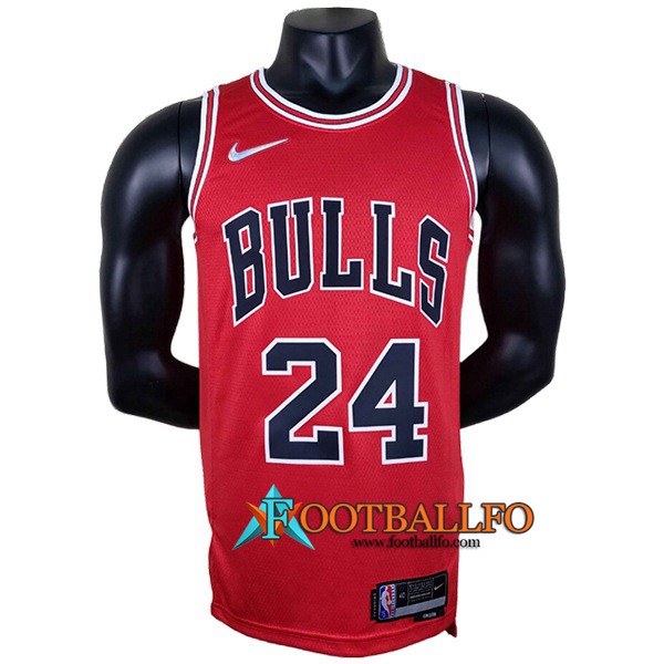 Camisetas Chicago Bulls (MARKKANEN #24) Rojo