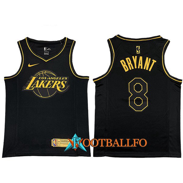 Camisetas Los Angeles Lakers (BRYANT #8) Negro
