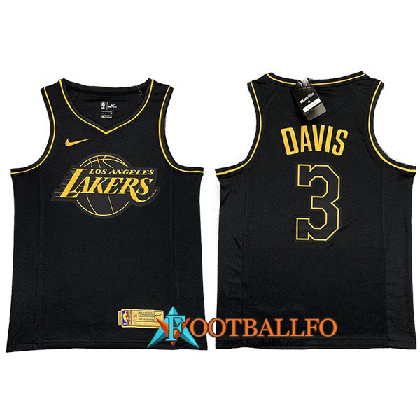 Camisetas Los Angeles Lakers (DAVIS #3) Negro