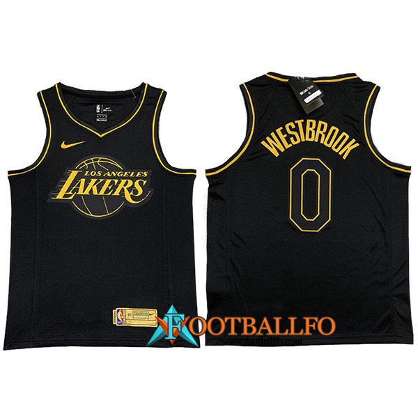 Camisetas Los Angeles Lakers (WESTBROOK #0) Negro