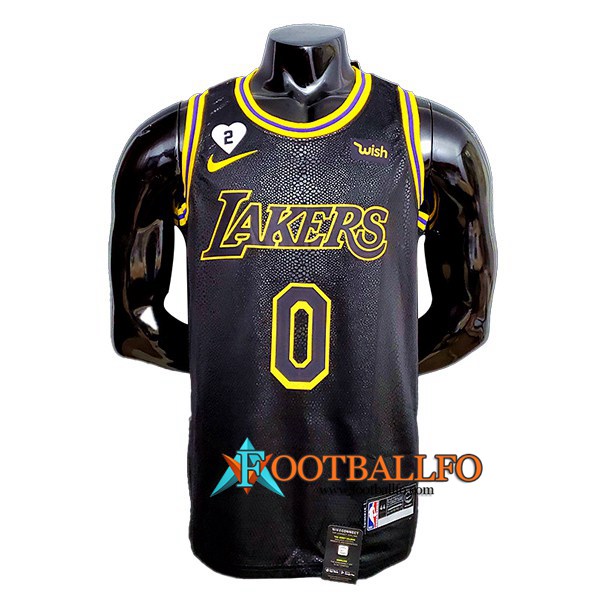 Camisetas Los Angeles Lakers (KUZMA #0) Negro