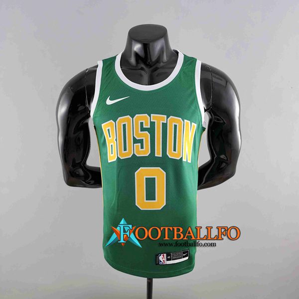 Camisetas Boston Celtics (TATUM #0) Verde
