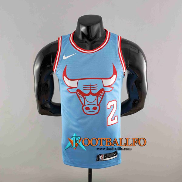 Camisetas Chicago Bulls (BALL #2) Azul