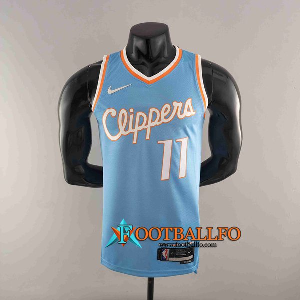 Camisetas Los Angeles Clippers (WALL #11) 2022 Azul City Edition