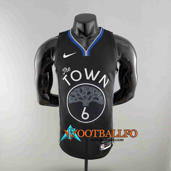 Camisetas Golden State Warriors (YOUNG #6) 2020 Negro City Edition
