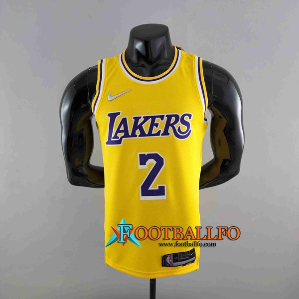 Camisetas Los Angeles Lakers (IRVING #2) Amarillo 75th Anniversary