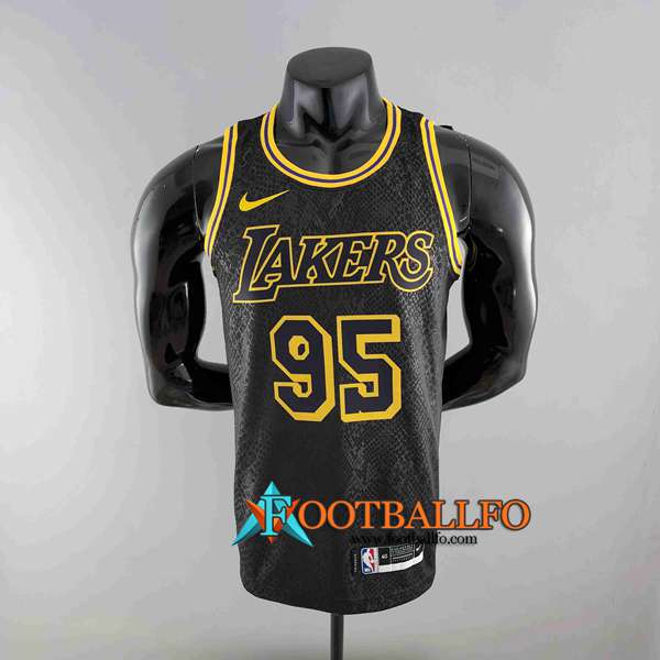 Camisetas Los Angeles Lakers (TOSCANO #95) Negro