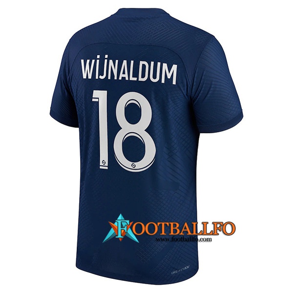 Camisetas De Futbol PSG (WIJNALDUM #18) 2022/23 Primera