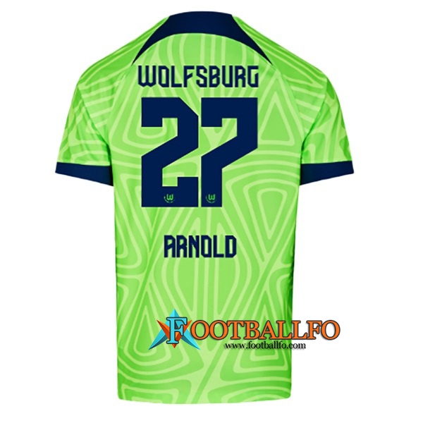 Camisetas De Futbol Vfl Wolfsburg (ARNOLD #27) 2022/23 Primera