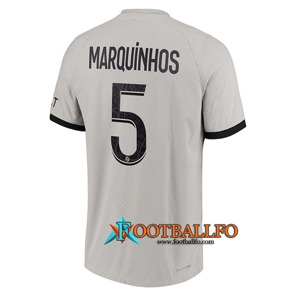 Camisetas De Futbol PSG (MARQUINHOS #5) 2022/23 Segunda