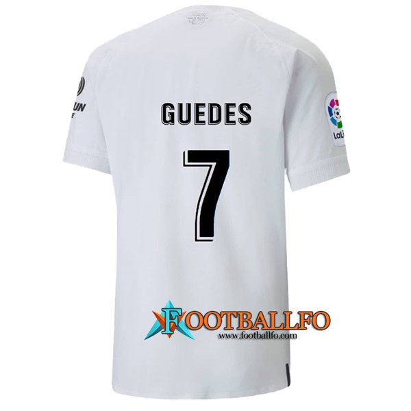 Camisetas De Futbol Valencia (GUEDES #7) 2022/23 Primera
