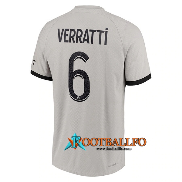 Camisetas De Futbol PSG (VERRATTI #6) 2022/23 Segunda