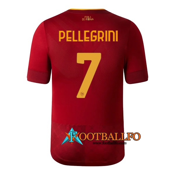 Camisetas De Futbol AS Roma (PELLEGRINI #7) 2022/23 Primera