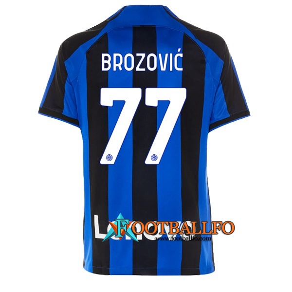 Camisetas De Futbol Inter Milan (BROZOVIĆ #77) 2022/23 Primera