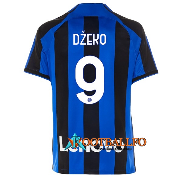 Camisetas De Futbol Inter Milan (DŽEKO #9) 2022/23 Primera