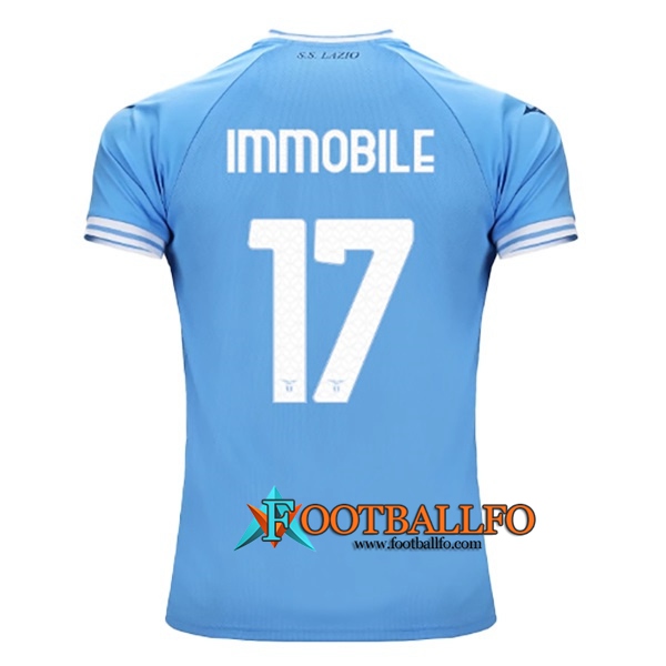 Camisetas De Futbol SS Lazio (IMMOBILE #17) 2022/23 Primera