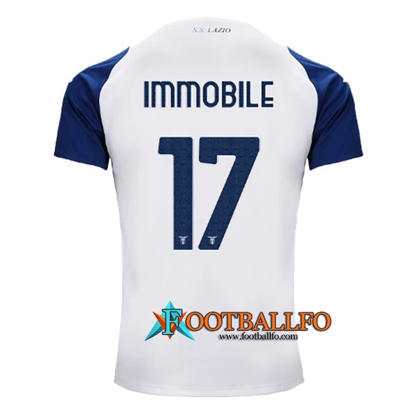 Camisetas De Futbol SS Lazio (IMMOBILE #17) 2022/23 Tercera