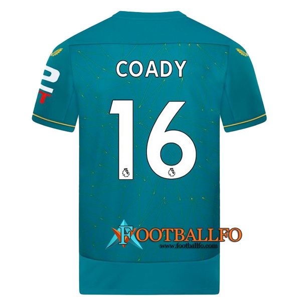 Camisetas De Futbol Wolves (COADY #16) 2022/23 Segunda