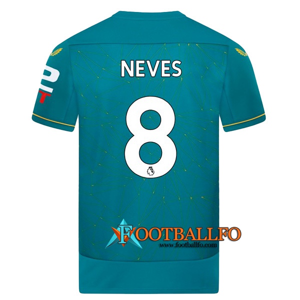 Camisetas De Futbol Wolves (NEVES #8) 2022/23 Segunda