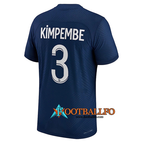 Camisetas De Futbol PSG (KIMPEMBE #3) 2022/23 Primera
