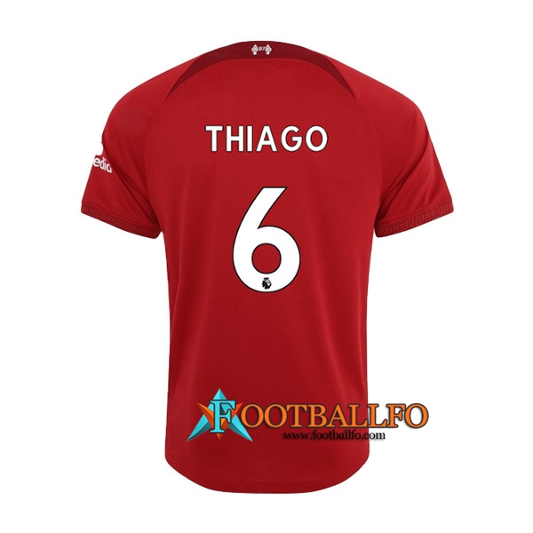 Camisetas De Futbol Liverpool (THIAGO #6) 2022/23 Primera