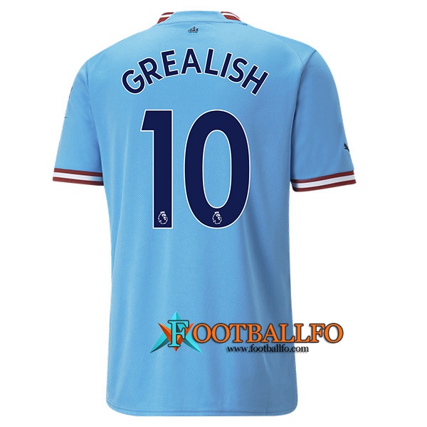 Camisetas De Futbol Manchester City (GREALISH #10) 2022/23 Primera