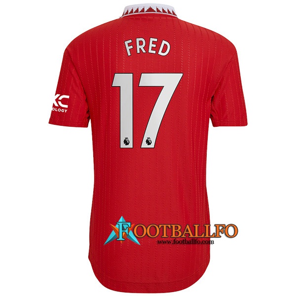 Camisetas De Futbol Manchester United (FRED #17) 2022/23 Primera