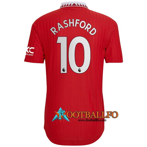 Camisetas De Futbol Manchester United (RASHFORD #10) 2022/23 Primera