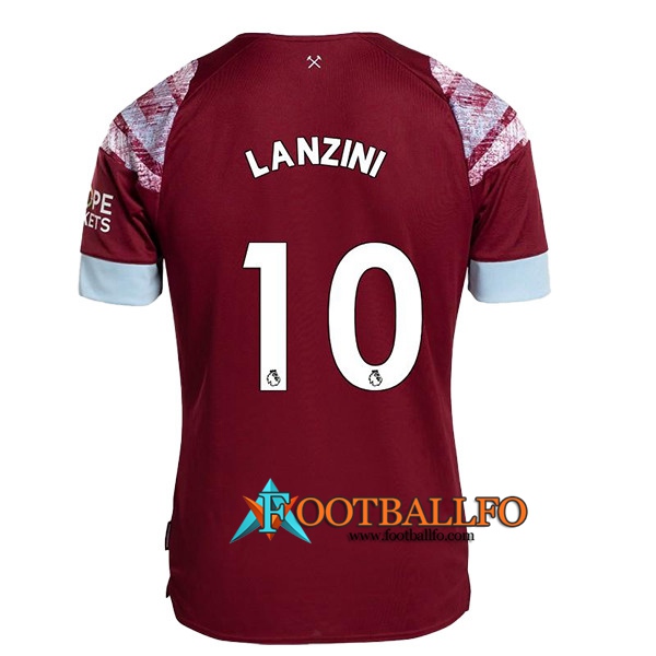 Camisetas De Futbol West Ham (LANZINI #10) 2022/23 Primera