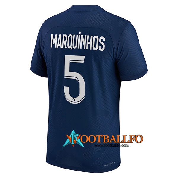 Camisetas De Futbol PSG (MARQUINHOS #5) 2022/23 Primera