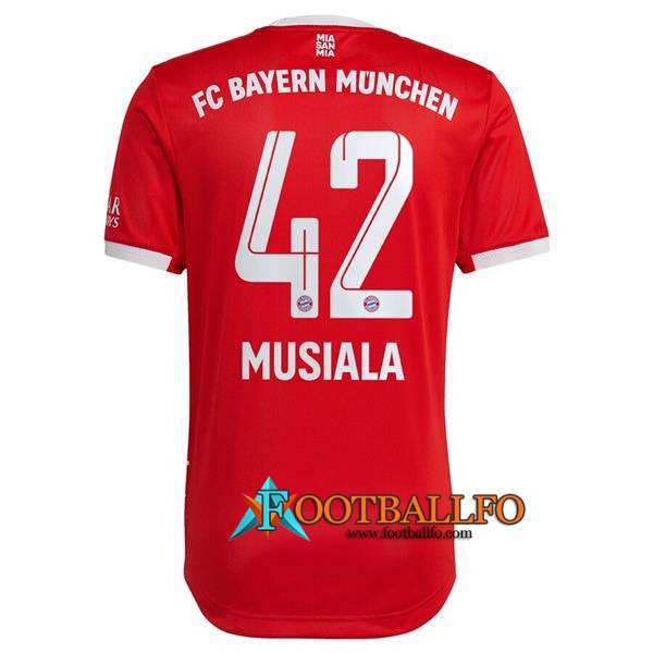 Camisetas De Futbol Bayern Munich (MUSIALA #42) 2022/23 Primera