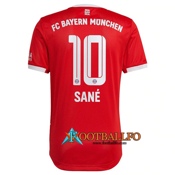 Camisetas De Futbol Bayern Munich (SANÉ #10) 2022/23 Primera