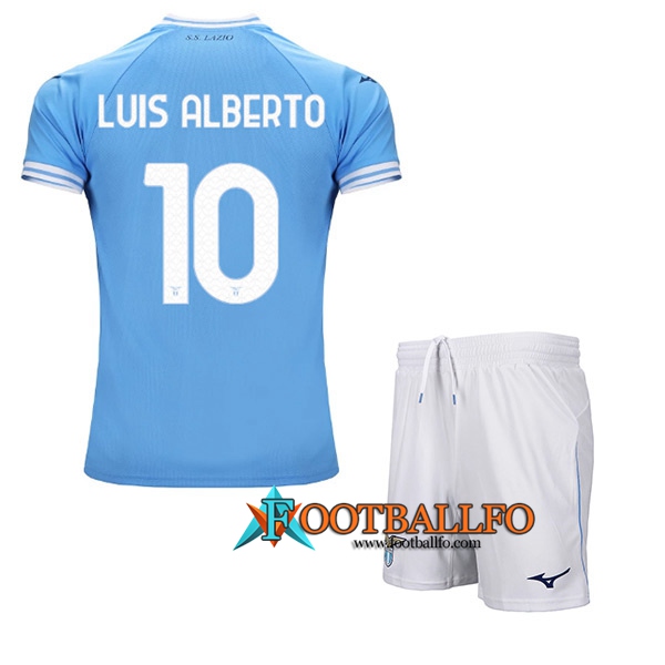 Camisetas De Futbol SS Lazio (LUIS ALBERTO #10) Ninos Primera 2022/23