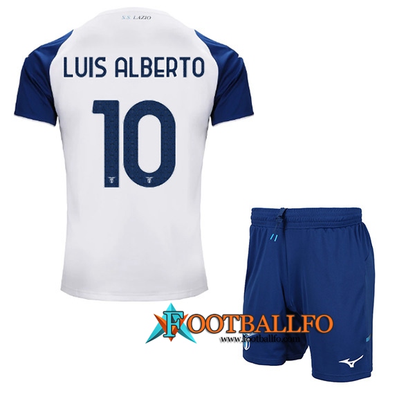Camisetas De Futbol SS Lazio (LUIS ALBERTO #10) Ninos Tercera 2022/23