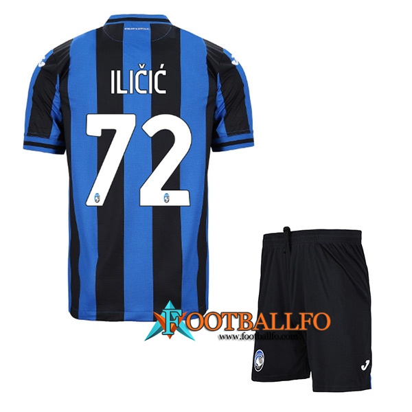 Camisetas De Futbol Atalanta (ILIČIĆ #72) Ninos Primera 2022/23