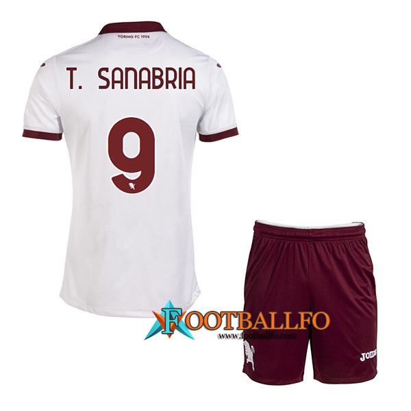 Camisetas De Futbol Torino (T. SANABRIA #9) Ninos Segunda 2022/23