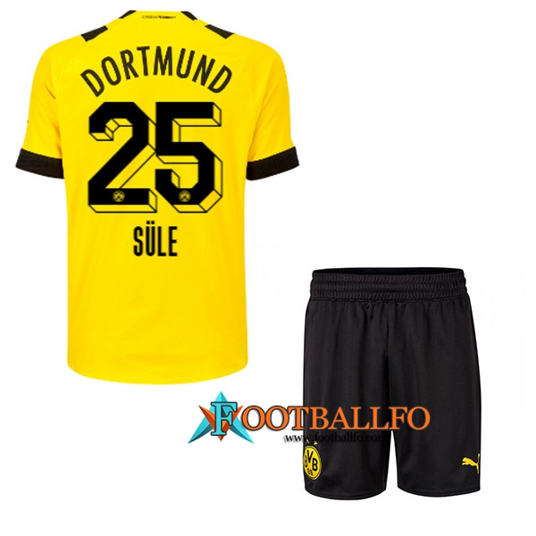 Camisetas De Futbol Dortmund BVB (SÜLE #25) Ninos Primera 2022/23