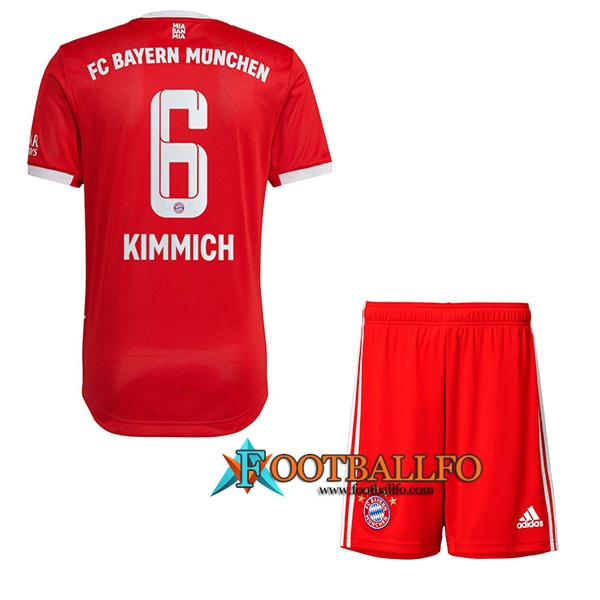 Camisetas De Futbol Bayern Munich (KIMMICH #6) Ninos Primera 2022/23