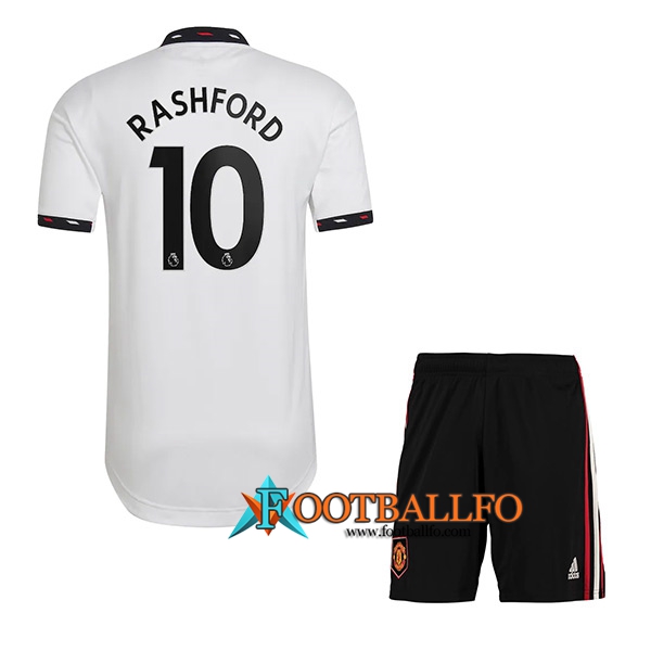 Camisetas De Futbol Manchester United (RASHFORD #10) Ninos Segunda 2022/23